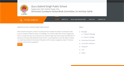 Desktop Screenshot of ggspschool.org